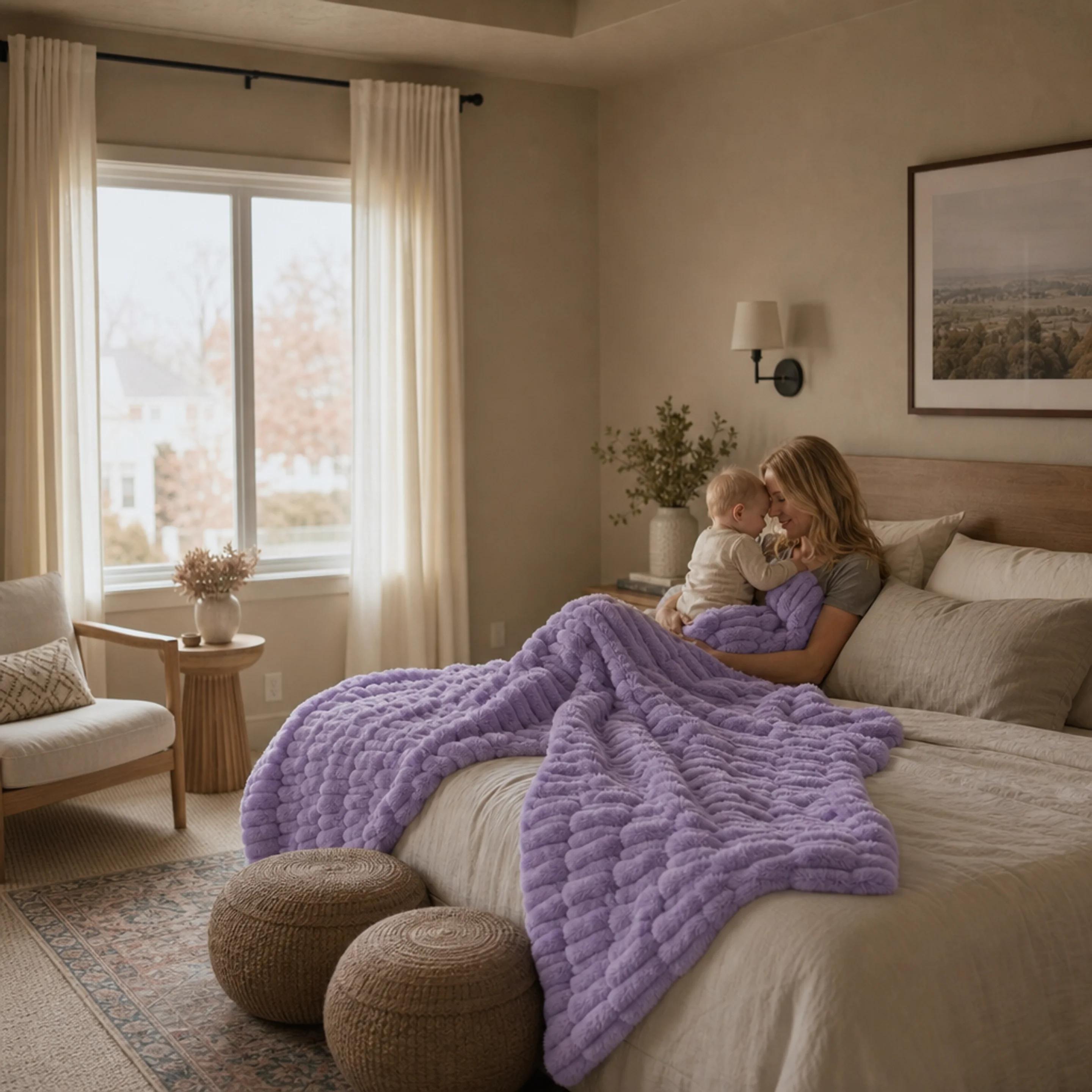 The Birdie Blanket — Cozy moment