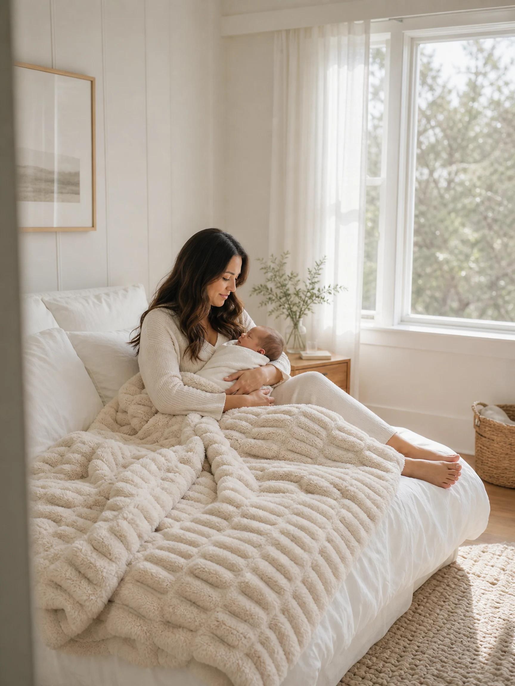 The Birdie Blanket — Cozy moment