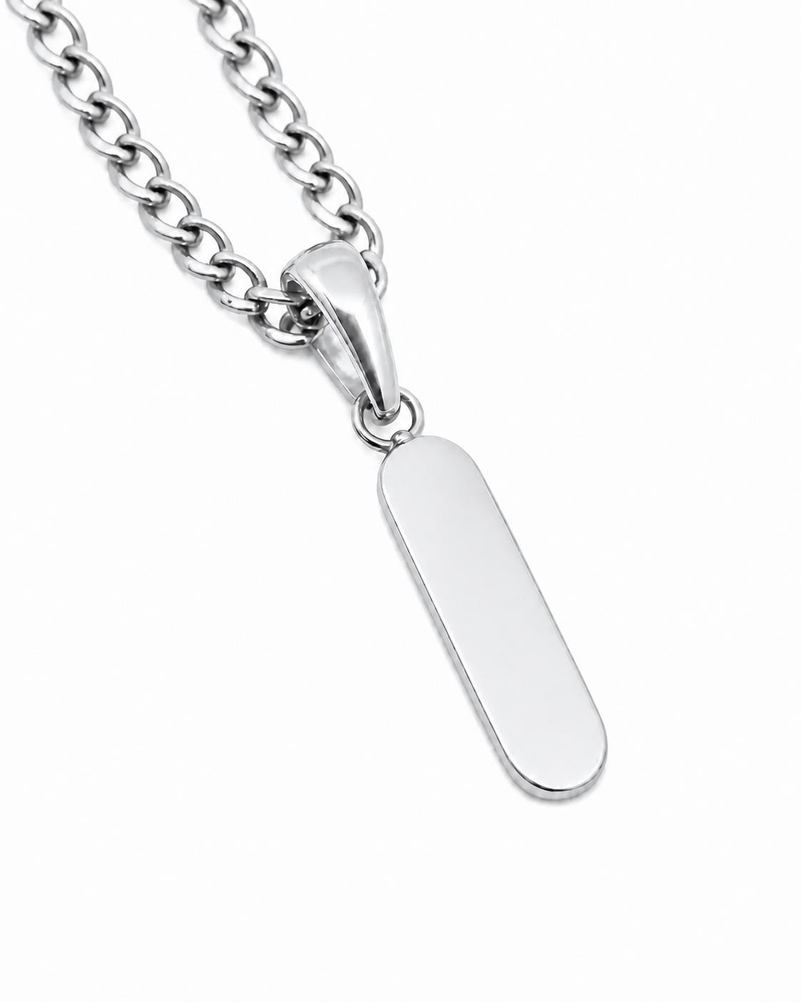 Cuban Bar Pendant Chain 3MM, view 4