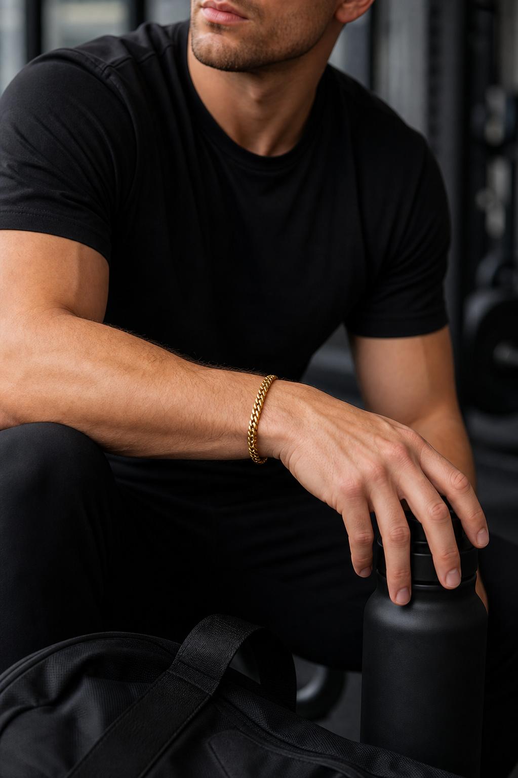 The Franco Bracelet 5mm — On model