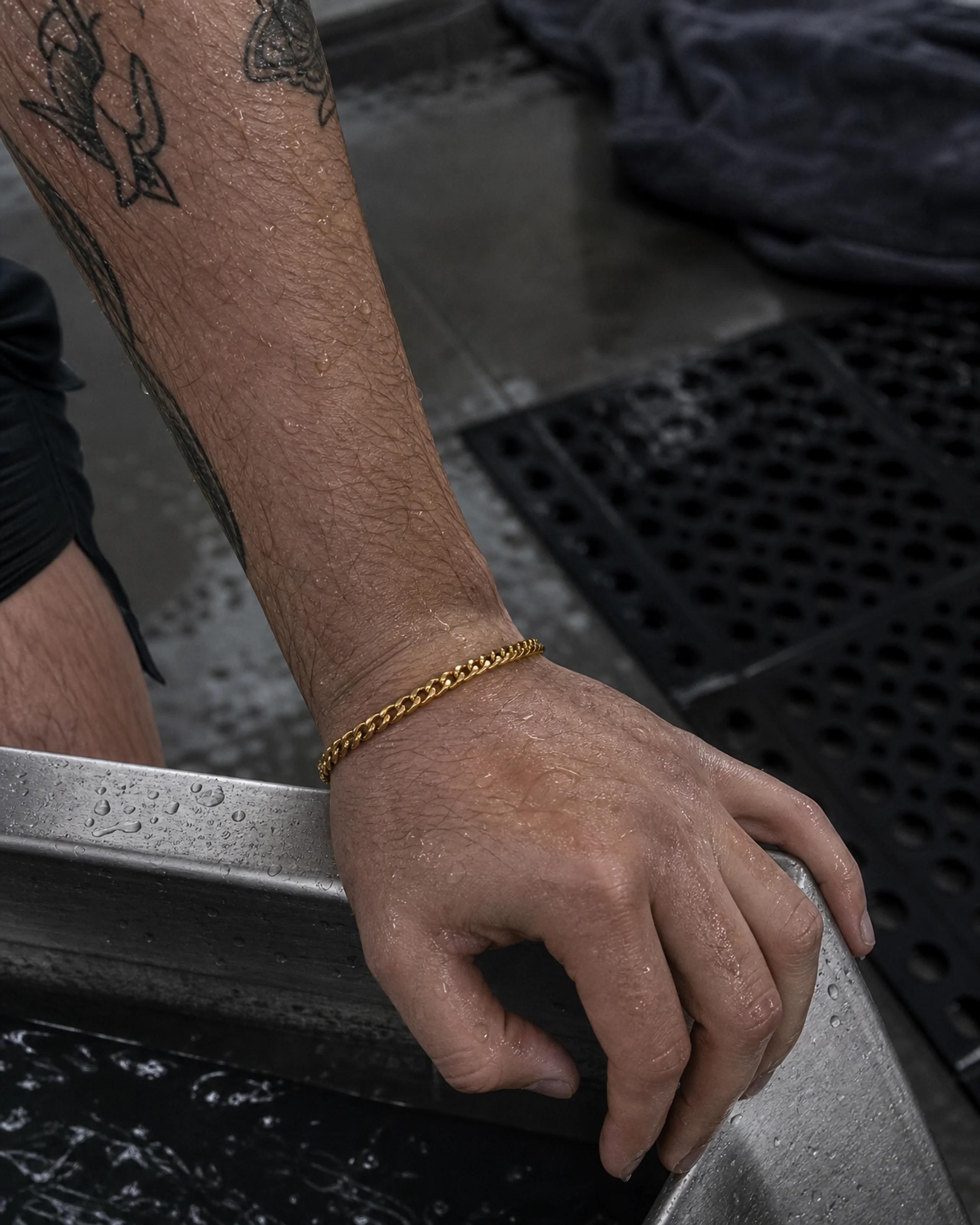 The Cuban Bracelet 5mm — Waterproof / sweatproof