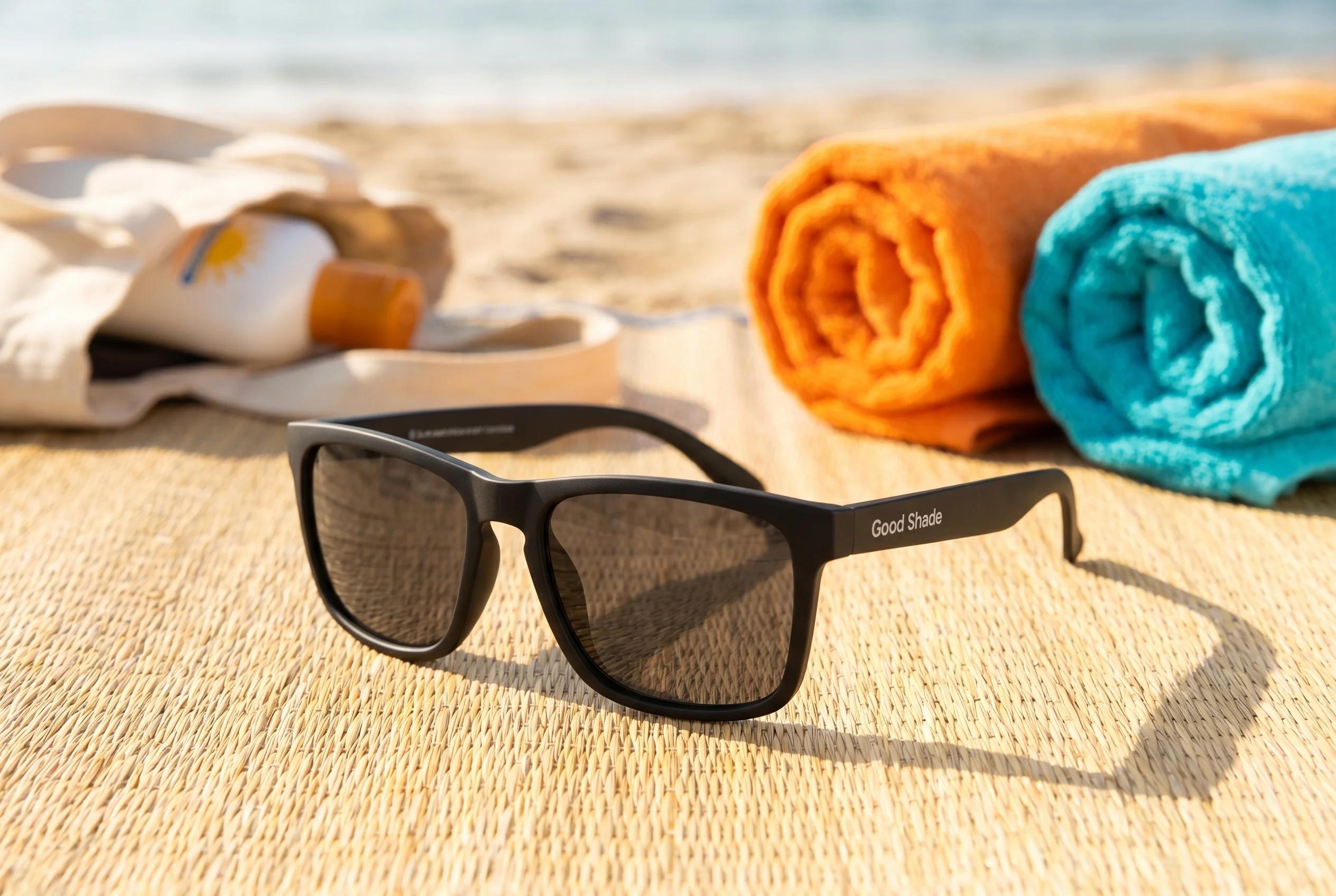 Good Shade sunglasses packed for a sunny plan