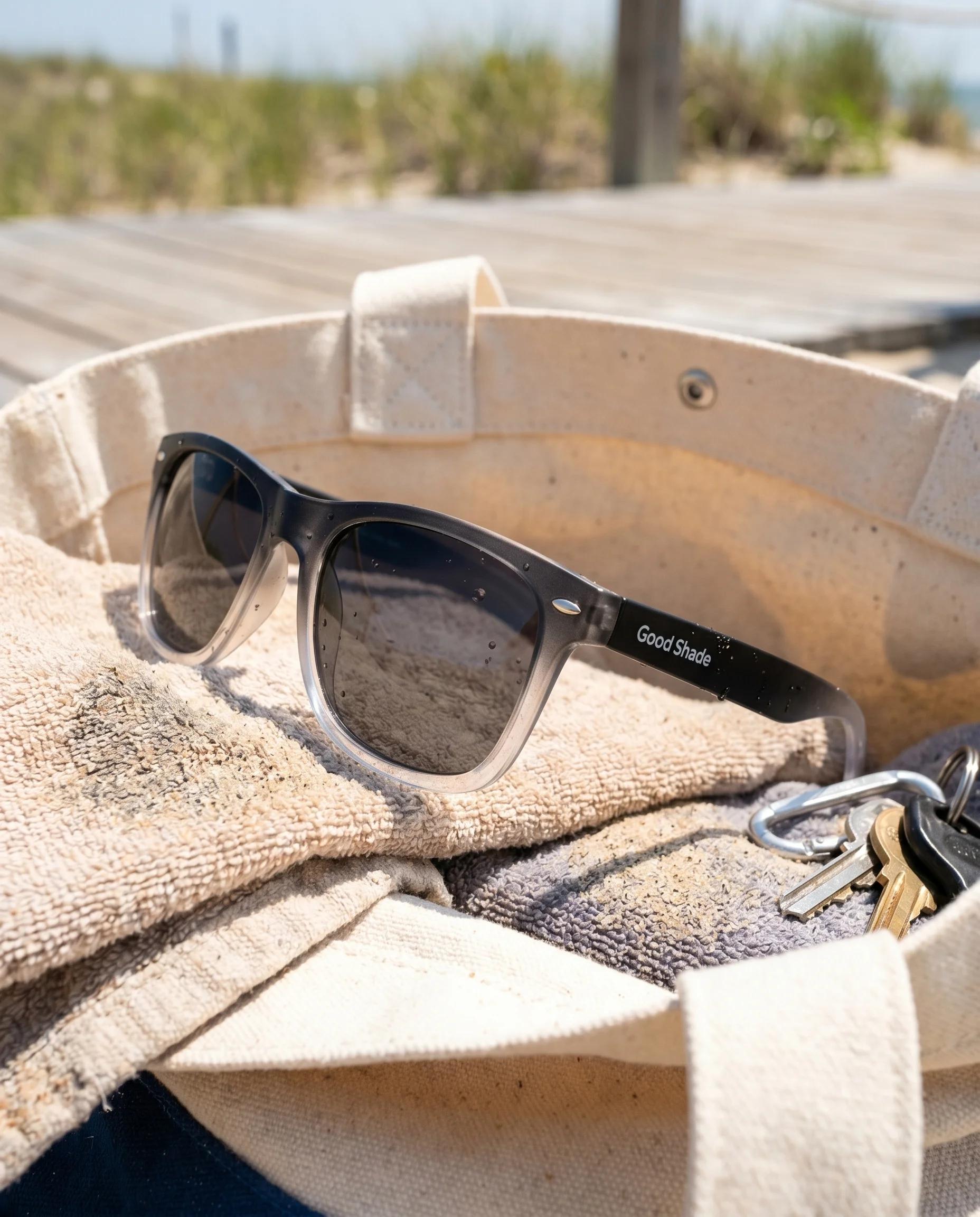 Good Shade frames ready for a weekend bag
