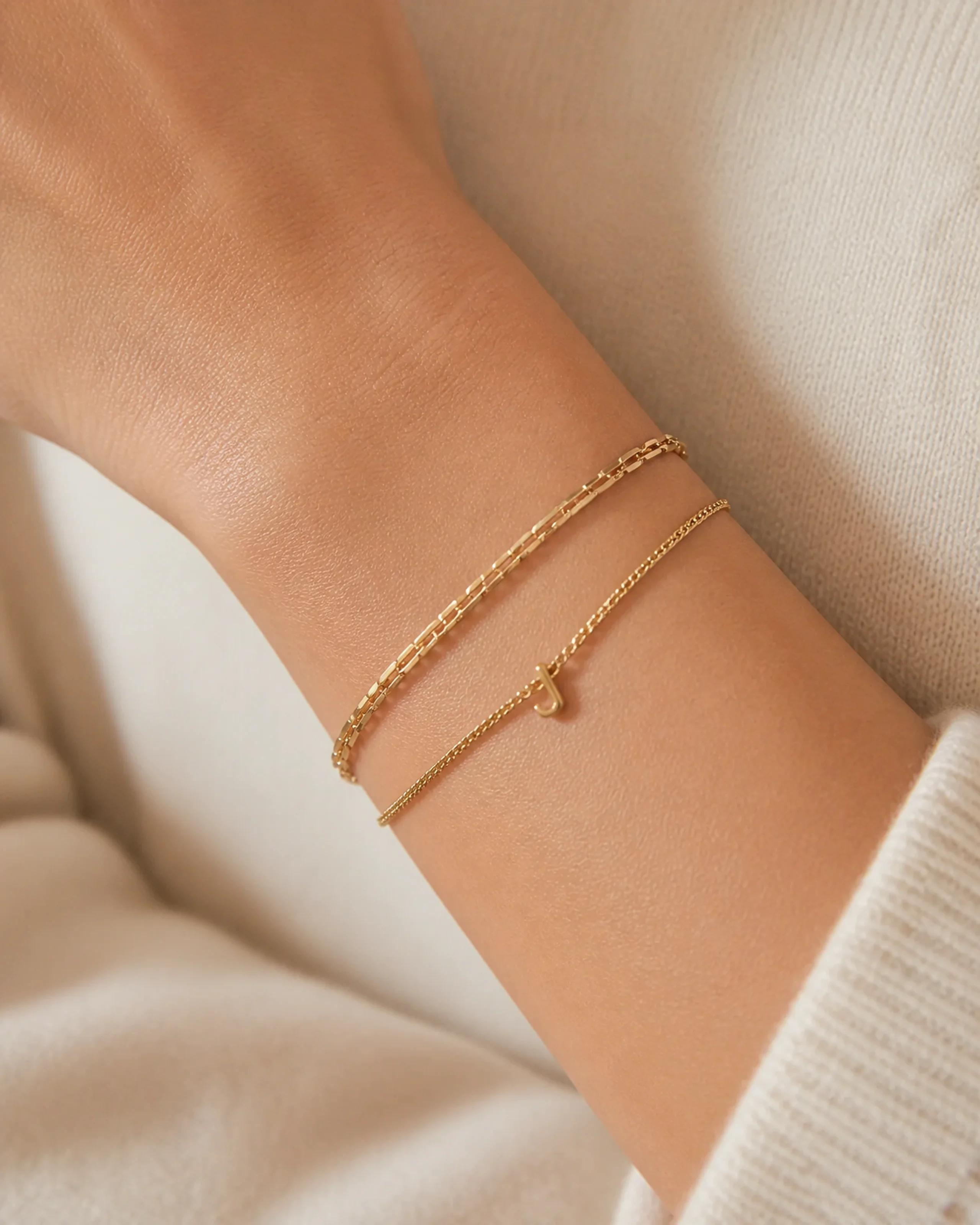 Cove Alphabet Bracelet