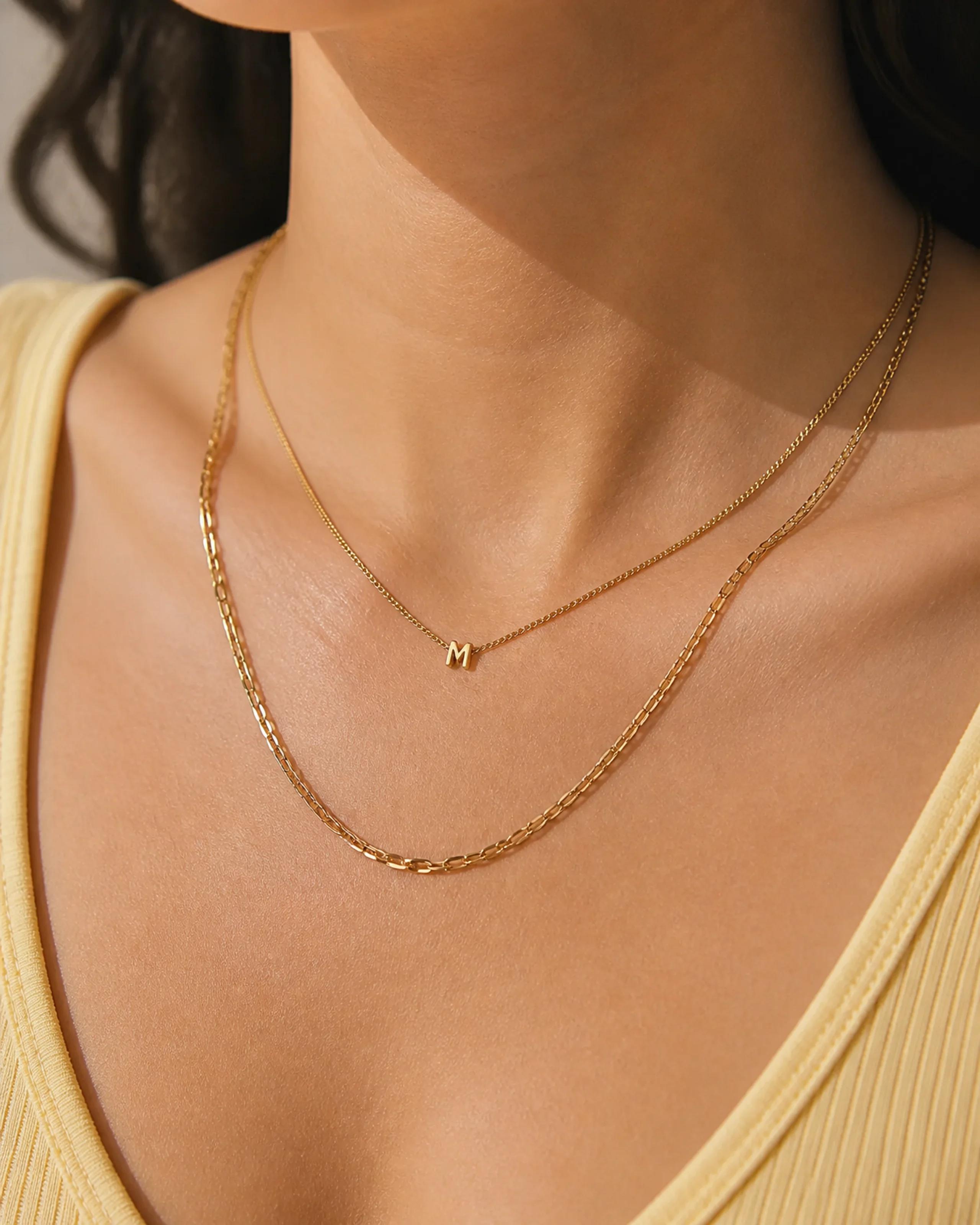 Cove Alphabet Necklace