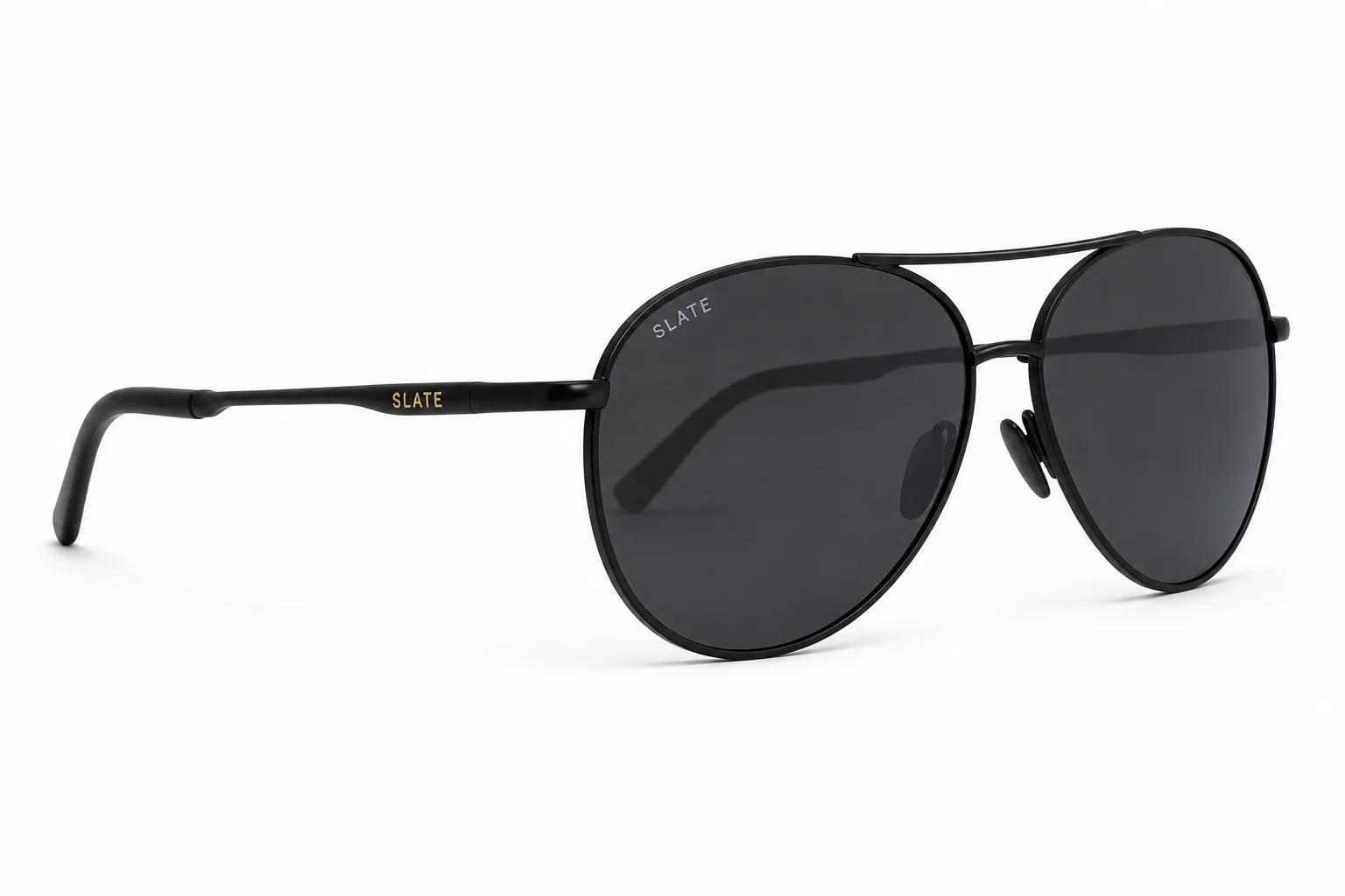 Dusk Aviator Sunglasses — Three-quarter right