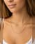 Double Chain Necklace — On-skin scale