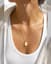 Oval Pendant Necklace — Stack / layering styling