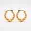 Lune Twisted Hoops Large image 2