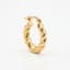 Lune Twisted Hoops Large image 9