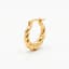 Lune Twisted Hoops Large image 10