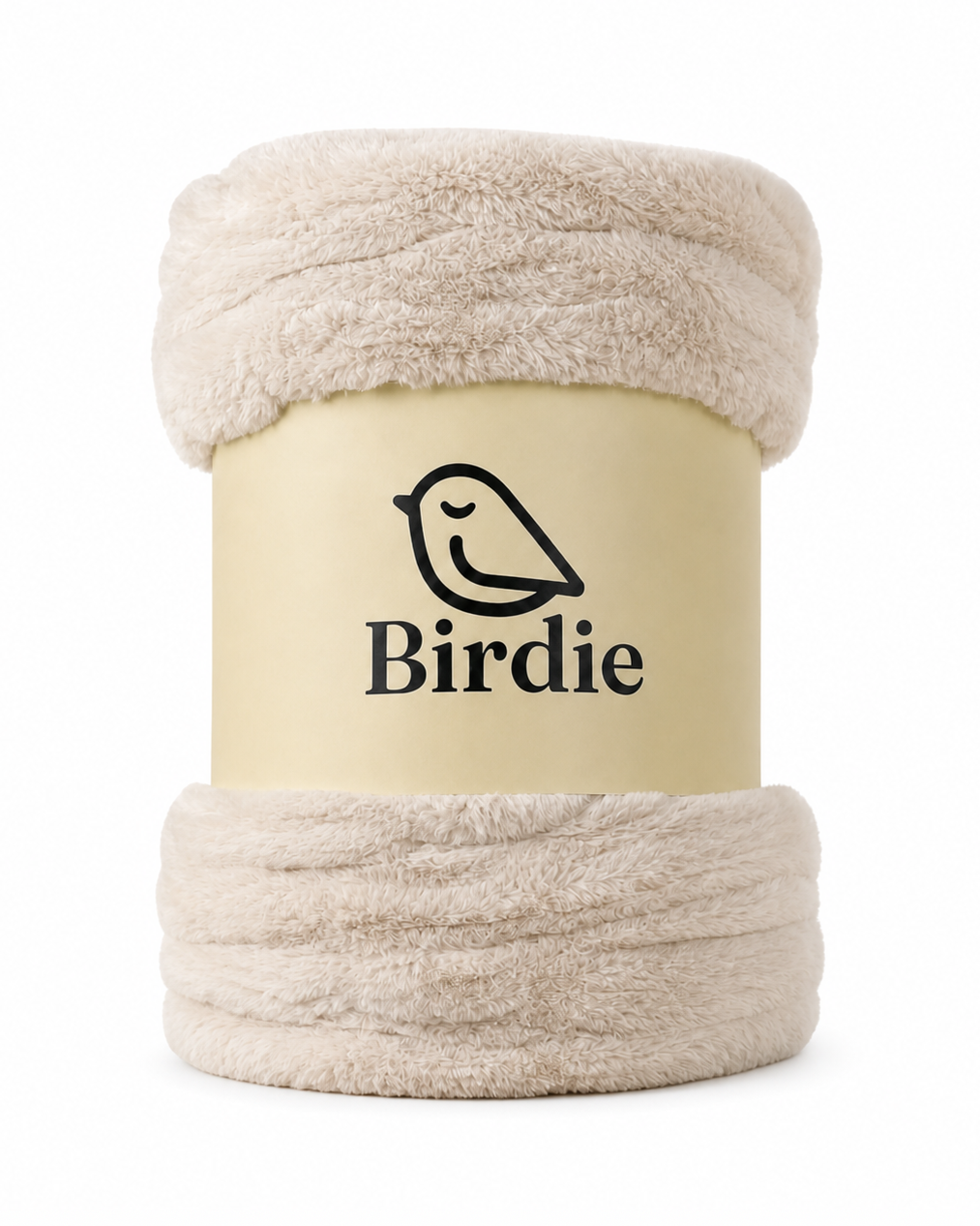 The Birdie Blanket - Cream, alternate view